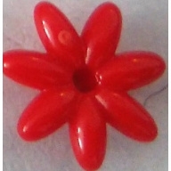 Lego rostlina kytka květ, červená (93081e RED)